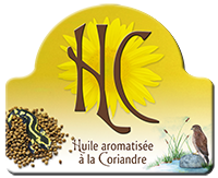 étiquette Huile Coriandre
